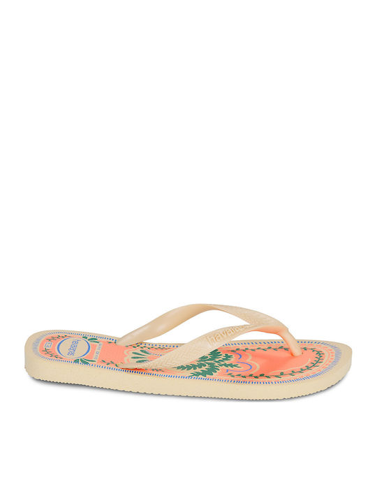 Havaianas Top Sommer Vibes Damen Zehentrenner Buttercreme