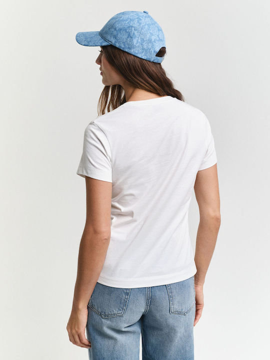 Gant Tricou Alb