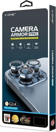 X-One Προστασία Κάμερας Tempered Glass Ασημί για το Iphone 17 Pro Max