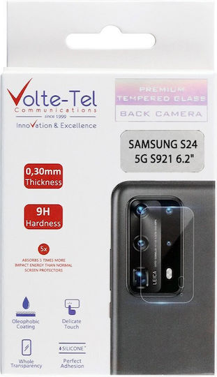 Volte-Tel Προστασία Κάμερας Tempered Glass Μαύρο για το Samsung S24 Fe 5g S721