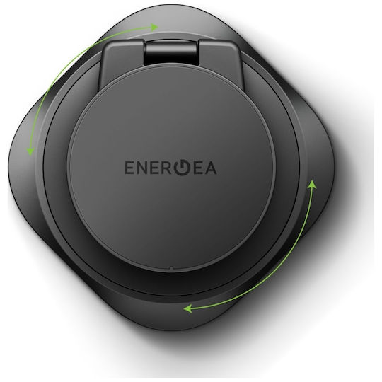 Energea Ασύρματος Φορτιστής Qi2 25W Μαύρος (Alumag GYRO 360)