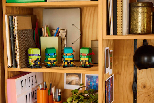 LEGO Brick Headz Teenage Mutant Ninja Turtles pentru 10+ Ani 567 Bucăți