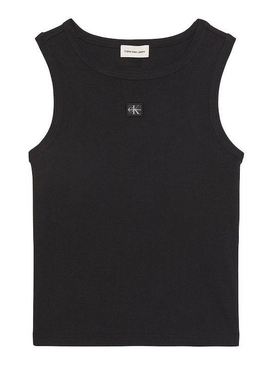 Bluza Damă De Vară Din Bumbac Fără Mâneci Neagră