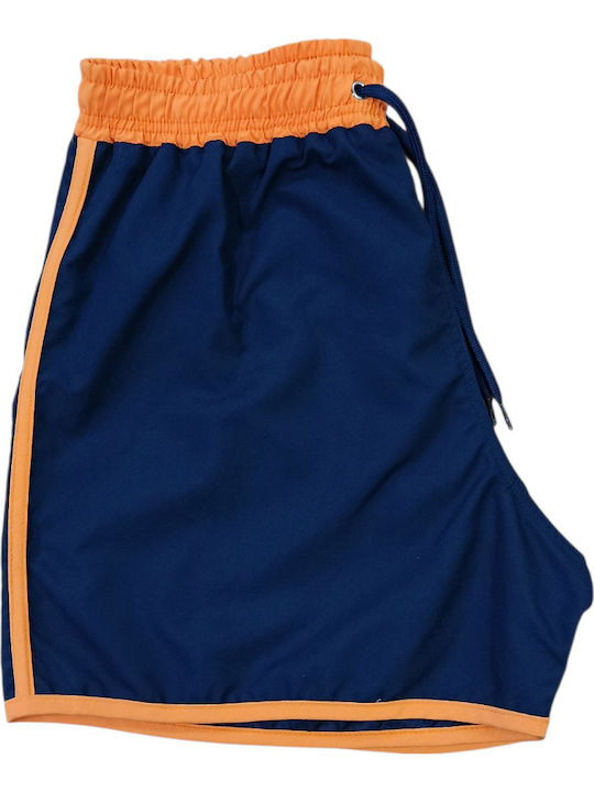 Men's Swimwear Striped Shorts Navy Blue 37558-50