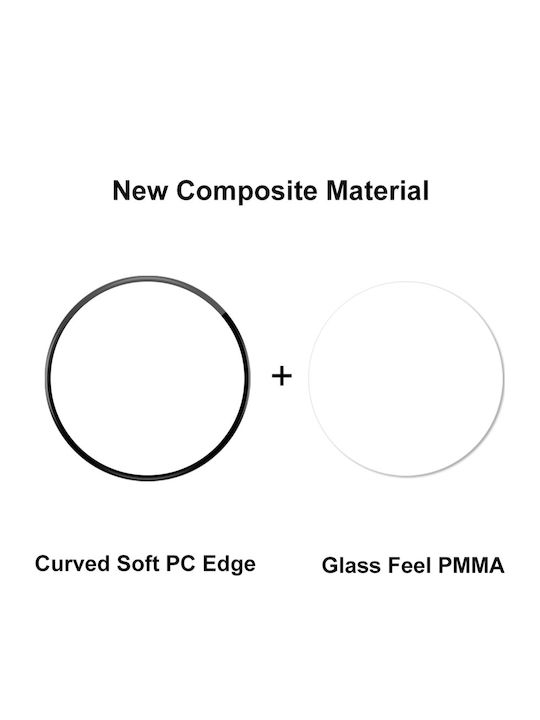 Techsuit Nano Flex Full Face Tempered Glass for Huawei Watch 5 46mm 2 Pieces