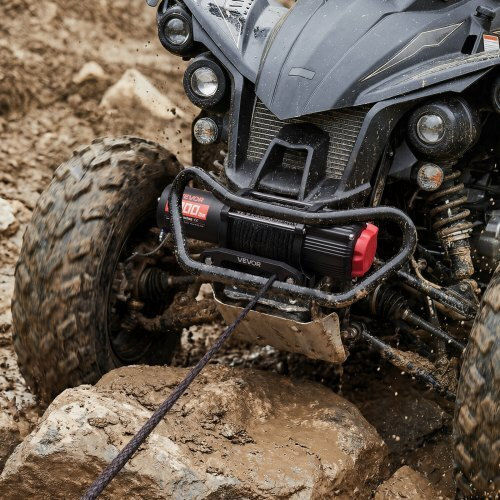 Vevor Ηλεκτρικός Εργάτης Αυτοκινήτου 4x4 12V με Δυνατότητα Έλξης 2721kg