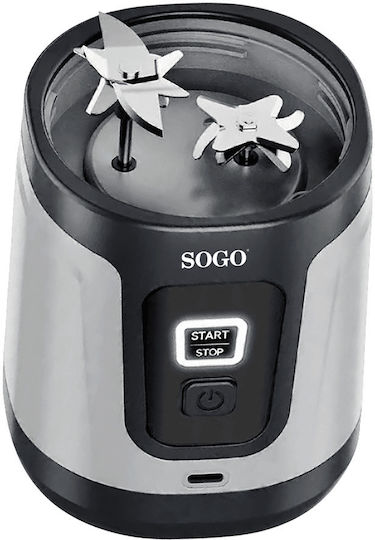 Sogo Μπλέντερ με Πλαστική Κανάτα 750 ml Inox BAT-SS-5517