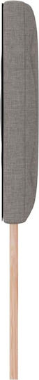 vidaXL Bed Headboard Fabric Brown 160x88cm