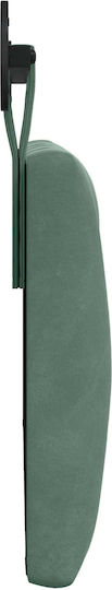 vidaXL Fabric Bed Headboard Cushion Green 110x55cm