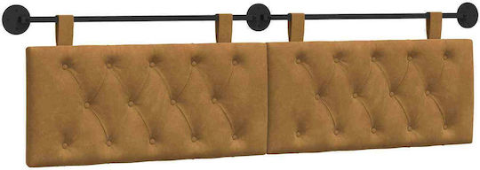 vidaXL Fabric Bed Headboard Cushion Brown 170x55cm