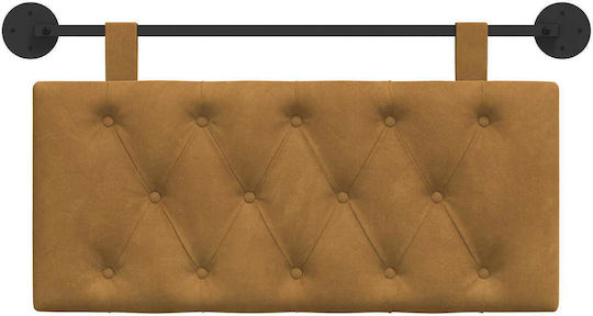 vidaXL Fabric Bed Headboard Cushion Brown 100x55cm