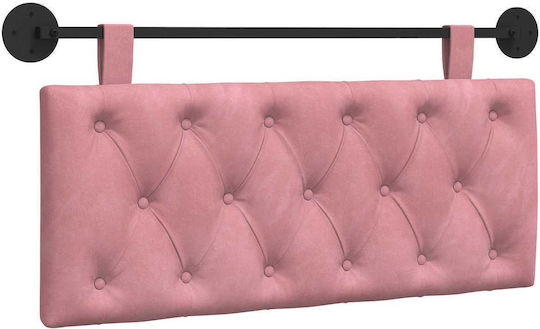 vidaXL Fabric Pink Bed Headboard Cushion 110x55cm