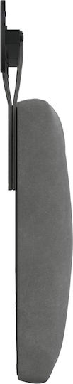 vidaXL Fabric Bed Headboard Pillow Gray 130x55cm