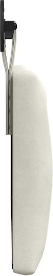 vidaXL Fabric Bed Headboard Cushion Beige 110x55cm