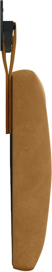 vidaXL Fabric Bed Headboard Cushion Brown 210x55cm