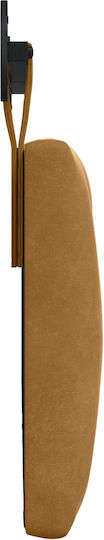 vidaXL Fabric Brown Bed Headboard Pillow 150x55cm