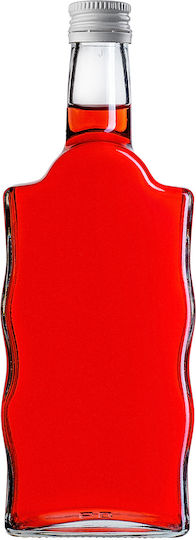 Kadax Glas Wein-/Getränkeflaschen 500ml Weiße Kappe 10 Stück