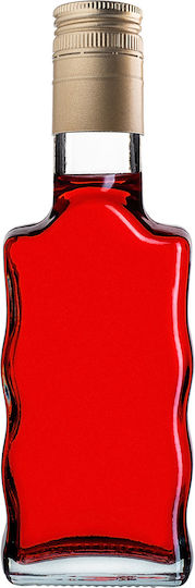 Glass Bottle Liqueur 200ml Long Golden Cap 10 Pcs