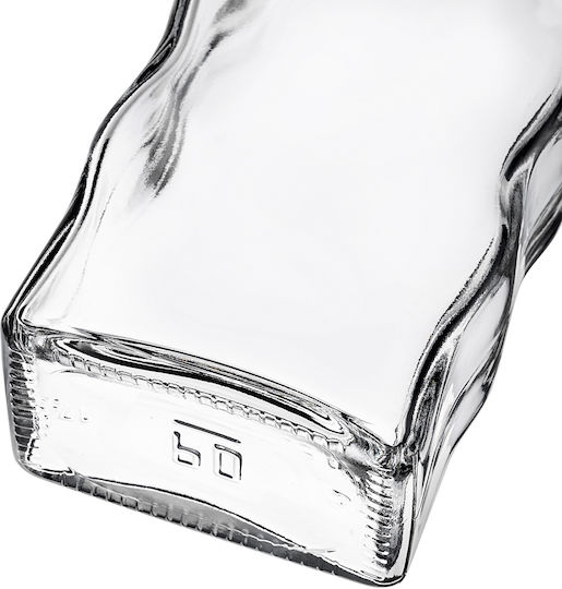 Glass Bottle Liqueur 500ml White Cap 5 Pcs
