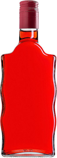 Kadax Glas Likörflasche 500ml Lange Rote Kappe 10 Stück