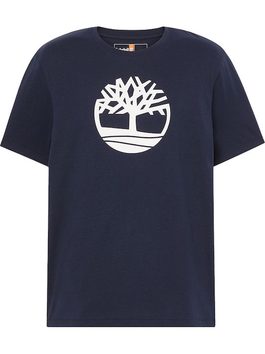 Kennebec River Tree T-Shirt Marineblau Herrenblusen