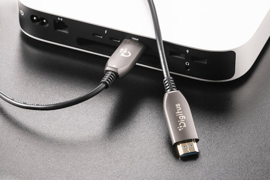 Digitus HDMI 2.1 Ultra High Speed 48Gbps 4K 120Hz HDR VRR Cable HDMI Male - HDMI Male 100m Black
