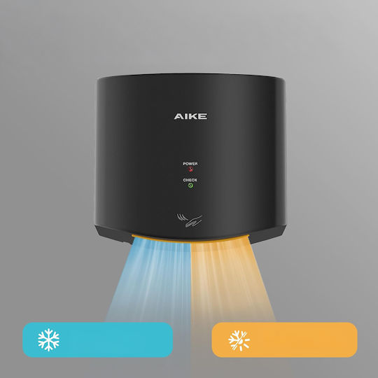 Uscător De Mâini Din Plastic 67dB Cu Senzor În Culoare Neagră 1.4kW B08JHWS5XB