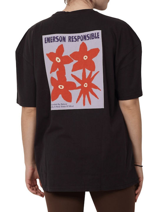Γυναικείο Oversized T-shirt Μαύρο