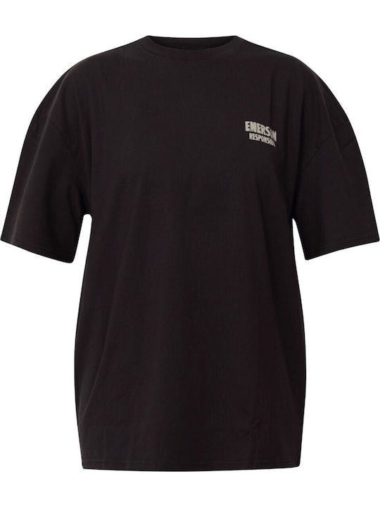 Γυναικείο Oversized T-shirt Μαύρο