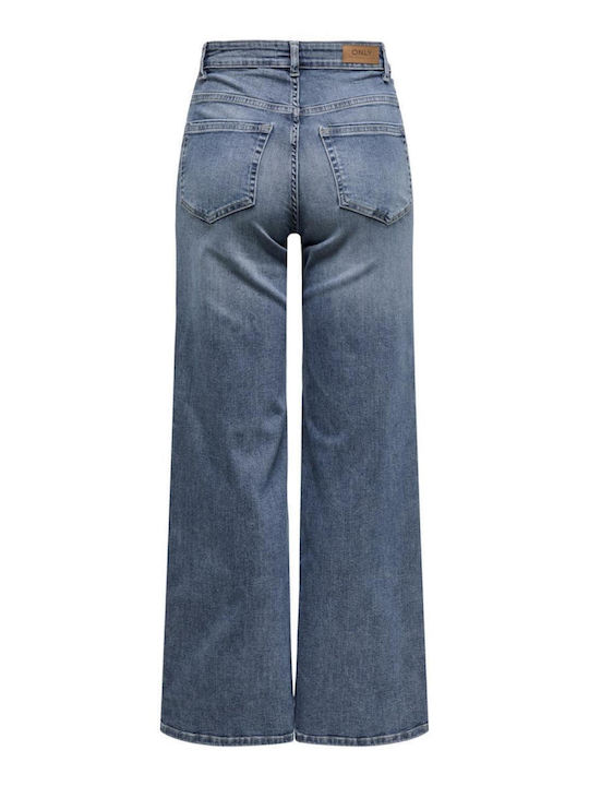 Madison Hoch tailliert Damenjeans in Lockerer Passform Blue