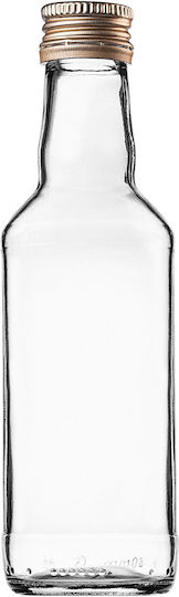 Glass Bottle 200ml Golden Cap 10 Pcs