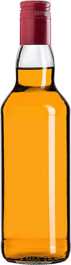 Glass Bottle 500ml Long Red Cap 1 Pc