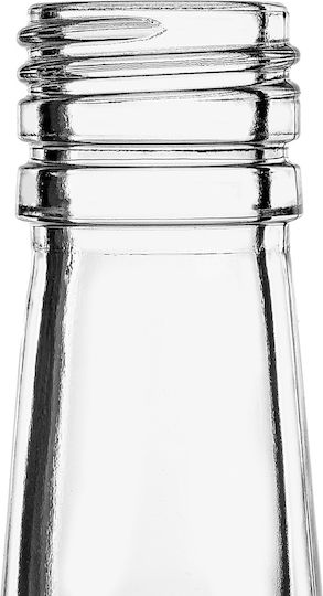 Kadax Glasflasche 1000ml Lange Schwarze Kappe 10 Stück