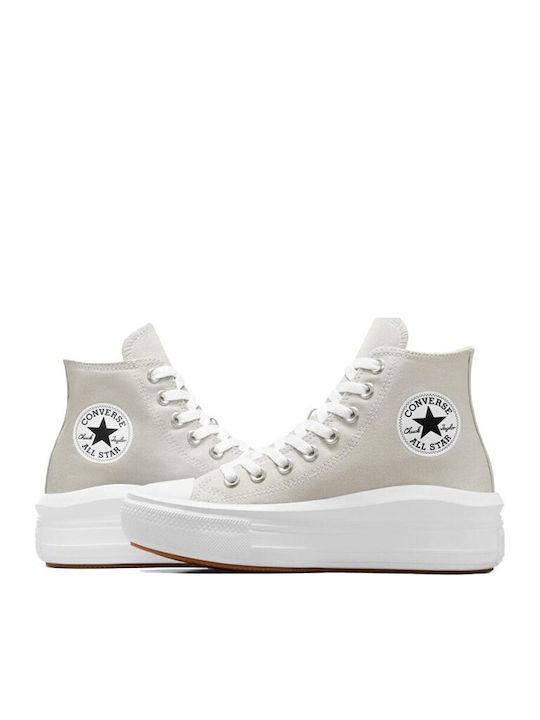 Chuck Taylor All Star Дамски Чънки Маратонки Fossilized / White / Black