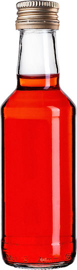 Glassflasche 200ml Goldener Verschluss 1 Stück