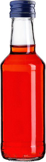 Sticlă 200ml Capac Albastru Marin 10 Bucăți