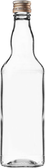 Glass Bottle 500ml Golden Cap 10 Pcs