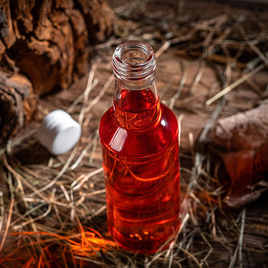 Glass Bottle 200ml Silver Cap 10 Pcs