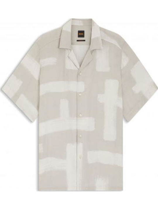 Rayer_m Short Sleeve Shirt Open Grey