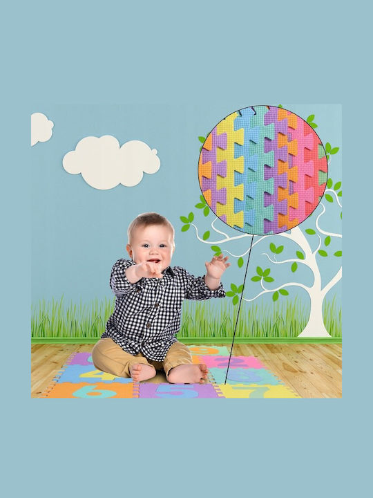 MalPlay Puzzle De Podea Educativ Pentru Copii Cu Numere 10 Piese