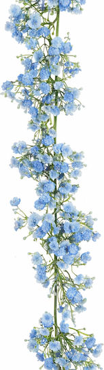 Girlande Gypsophila Blaue Blumen 0x0x180cm Einfarbig Evergreens