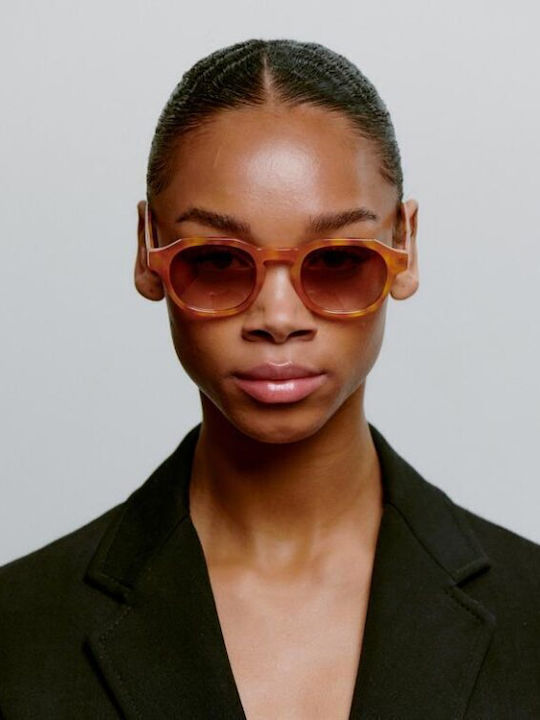 A.Kjaerbede Unisex Sunglasses with Brown Frame KL2318-012