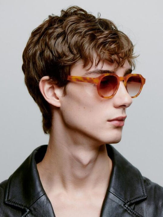 A.Kjaerbede Unisex Sunglasses with Brown Frame KL2318-012
