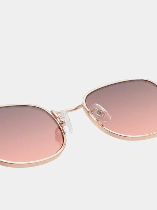 A.Kjaerbede Unisex Sunglasses With Pink Frame And Pink Lens KL2505-007
