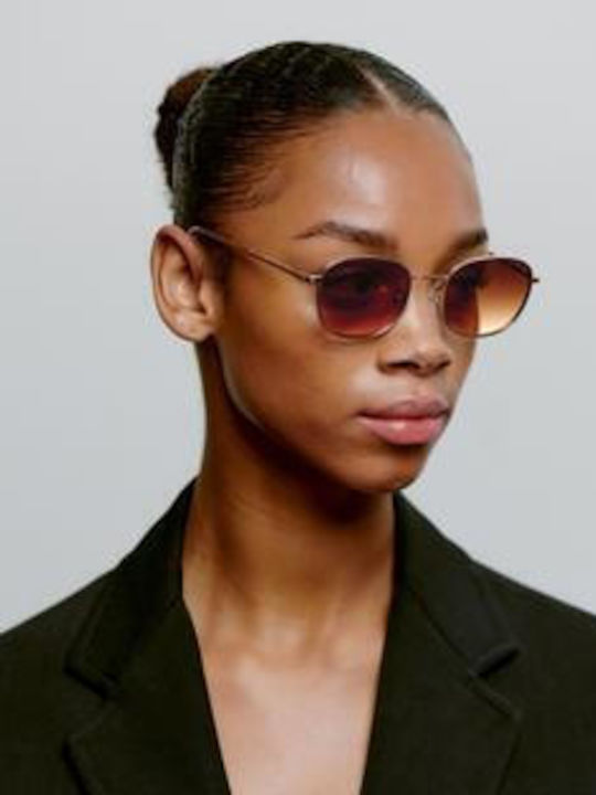 A.Kjaerbede Unisex Sunglasses With Pink Frame And Pink Lens KL2505-007