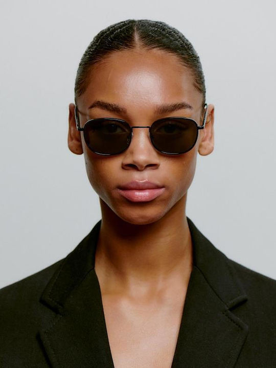 A.Kjaerbede Unisex Sunglasses With Black Frame And Black Lens KL2505-002