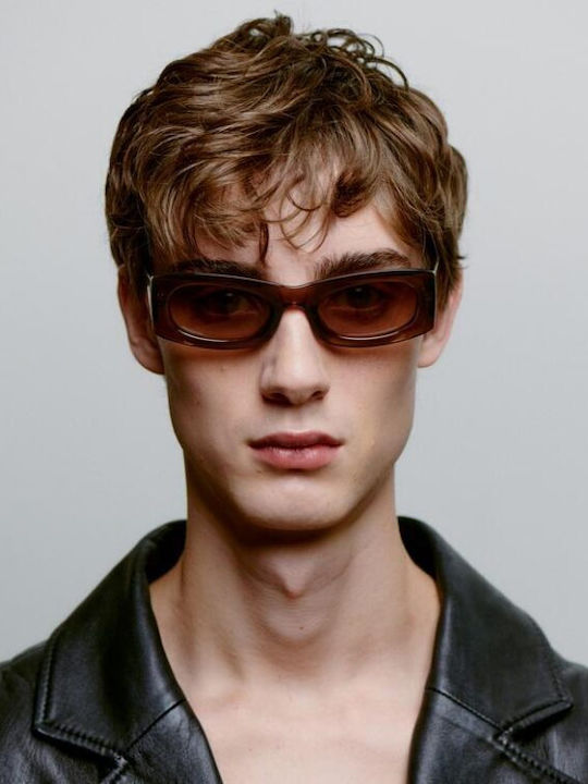 A.Kjaerbede Unisex Sunglasses With Brown Frame KL2502-006