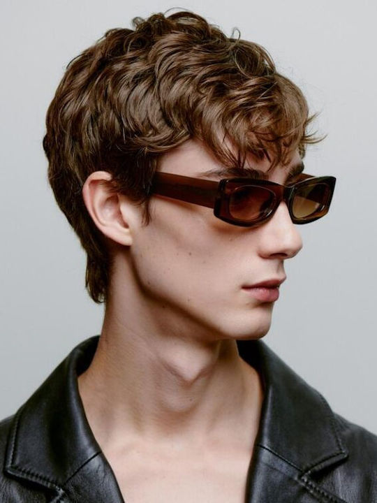 A.Kjaerbede Unisex Sunglasses With Brown Frame KL2502-006