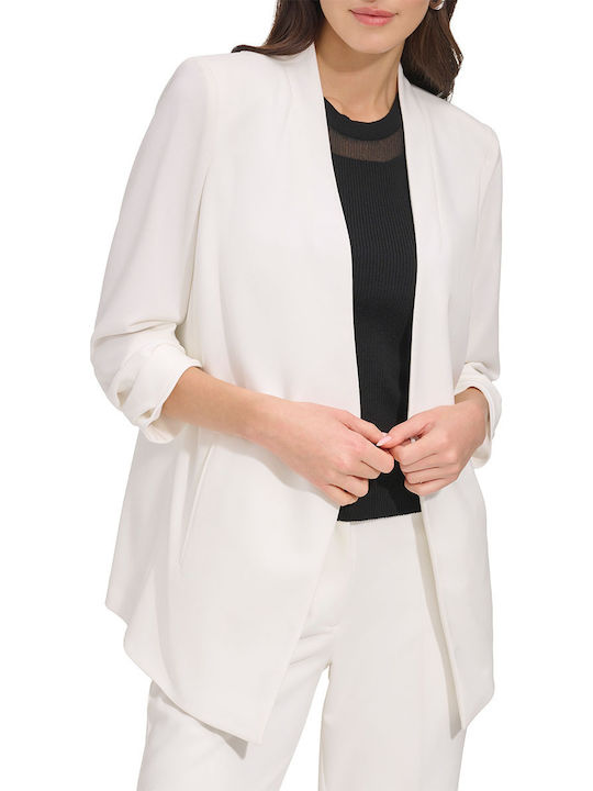 DKNY Long Women's Blazer White