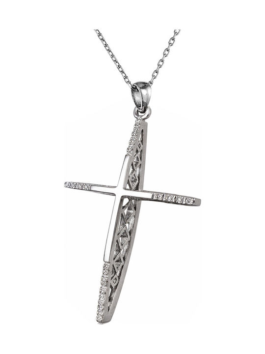 Kritsimis Weißgold Kreuz 18K Kritsimis Weißgold Kreuz 18K